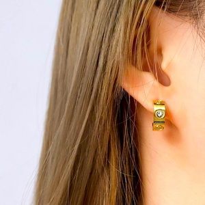 Gold Plated Stainless Steel Earrings
